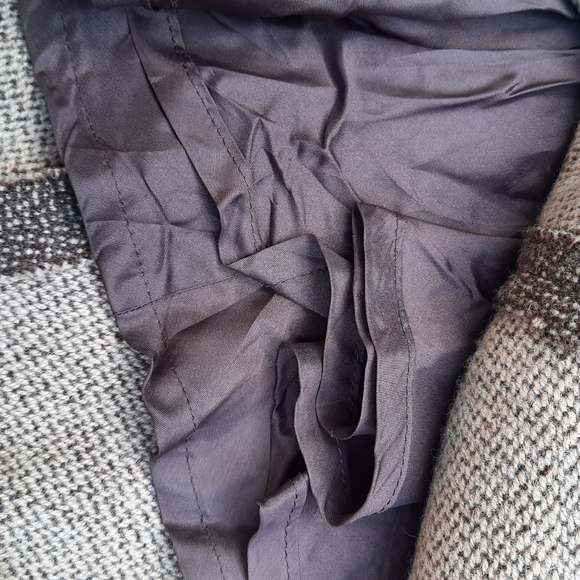 Ralph Lauren Brown Tweed Wool Midi Skirt - Picture 4 of 5